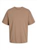 T-shirt warm taupe sand Oversized unisex personaliseren bedrukbaar Jack & Jones