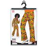 foto 4 Terug naar de discotijd gekleurde seventies dansbroek met cirkels voor een feestje vol funky vibes