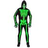 foto 1 Transformeer je halloween look met het ultieme botten kostuum een skeletpak met gifgroene gloed volwassen