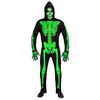 foto 2 Transformeer je halloween look met het ultieme botten kostuum een skeletpak met gifgroene gloed volwassen