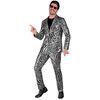 foto 3 Trek de aandacht met ons zilveren zebra kostuum voor heren voor een onvergetelijke look