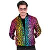 foto 4 Ultiem regenboog luipaardprint bomberjas voor dames en heren ga kleurrijk naar de party