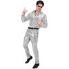 foto 2 Zilveren pailletten broek voor heren. De Ultieme pant voor glitter glamour en foute feestjes