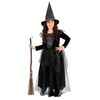 foto 2 Zwarte heksen outfitje voor meisjes voor Halloween