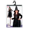 foto 4 Zwarte heksen outfitje voor meisjes voor Halloween