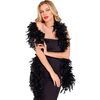 foto 2 Zwarte verenpracht 180 cm lange boa voor een Betoverende Look 80 grams