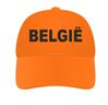 Belgie op een oranje petje grappig voor het EK WK