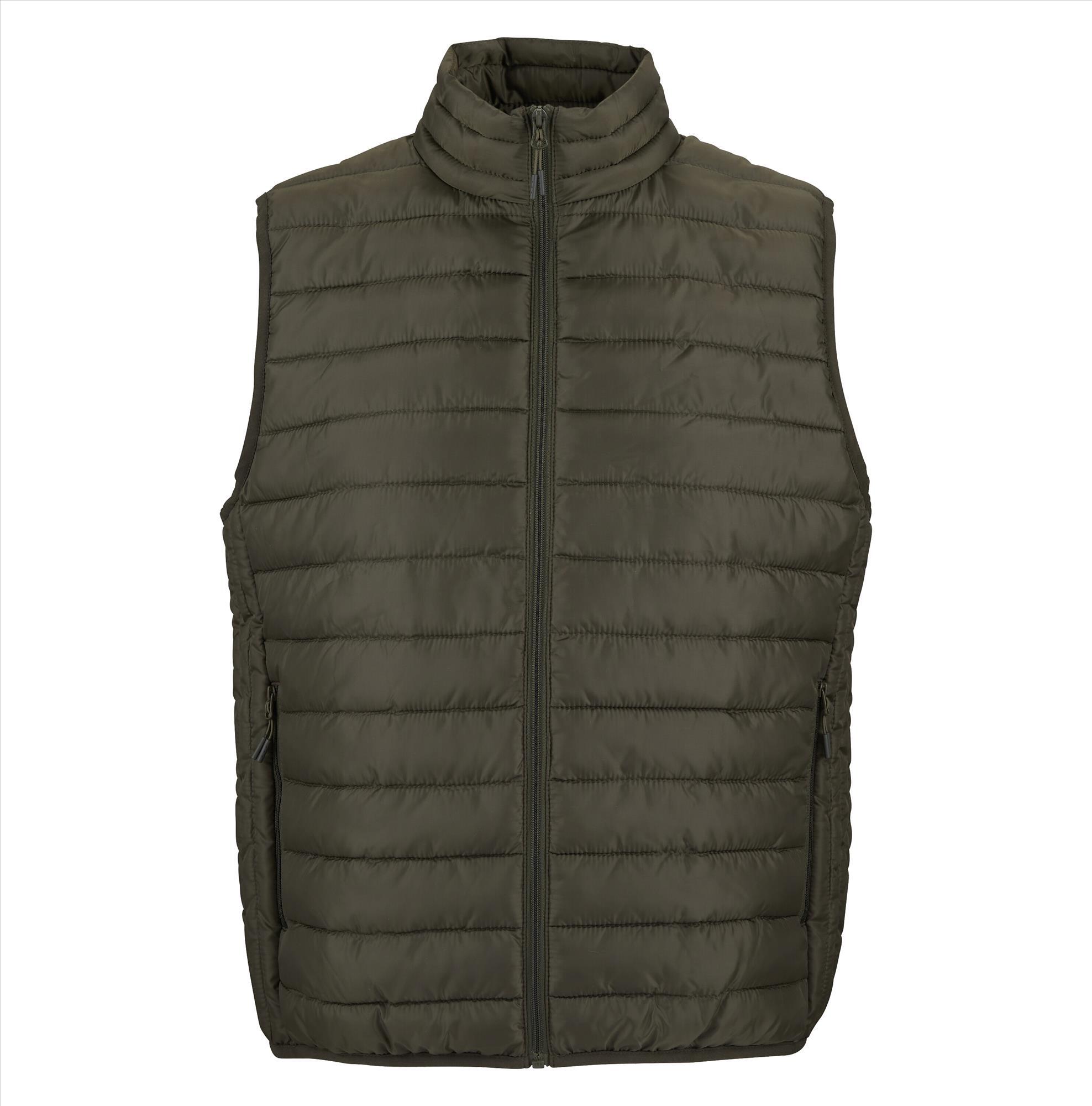 bodywarmer leger groen voor mannen