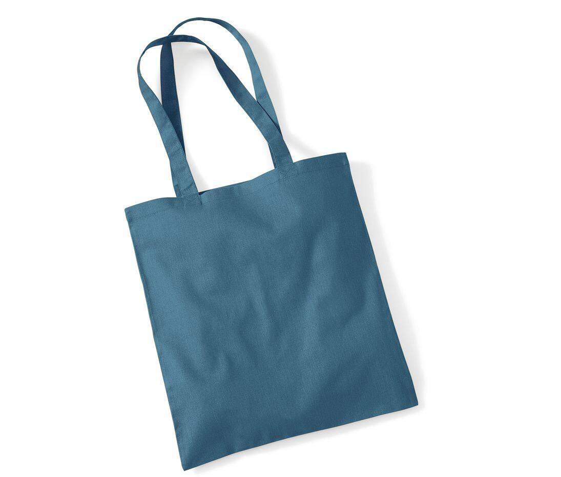 Boodschappentas airforce blue shopping bag Boodschappentassen bedrukken met logo