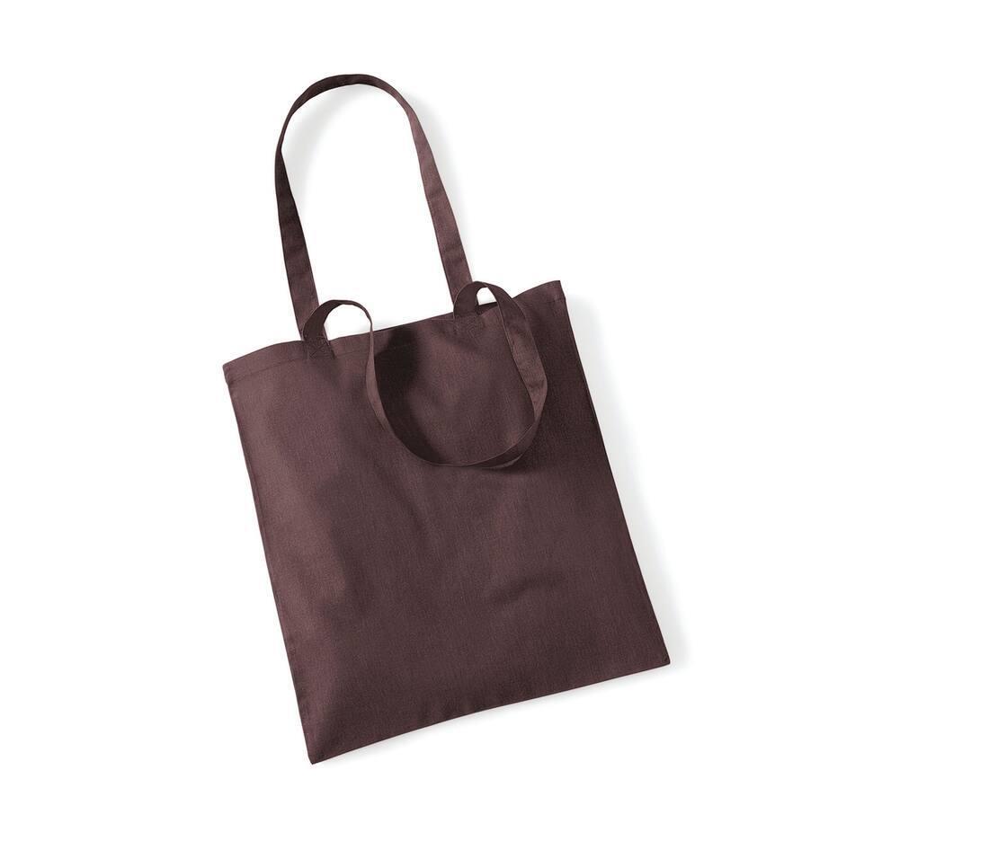 Boodschappentas chocolade kleur shopping bag Boodschappentassen bedrukken met logo