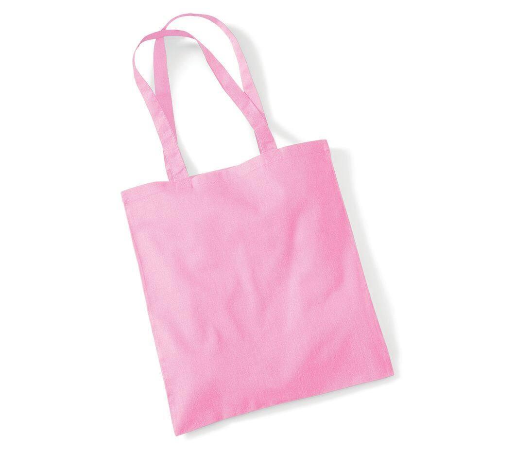 Boodschappentas classic pink shopping bag Boodschappentassen bedrukken met logo