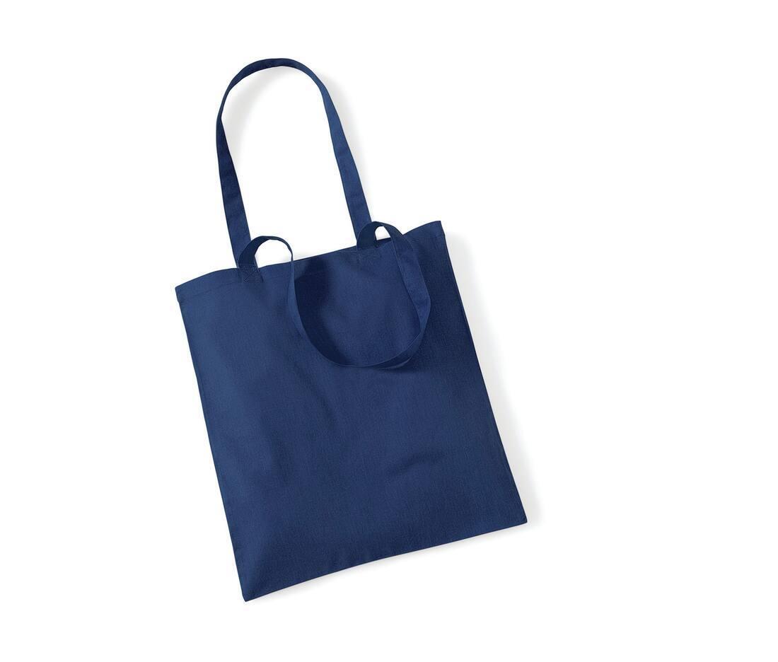 Boodschappentas donkerblauw shopping bag Boodschappentassen bedrukken met logo