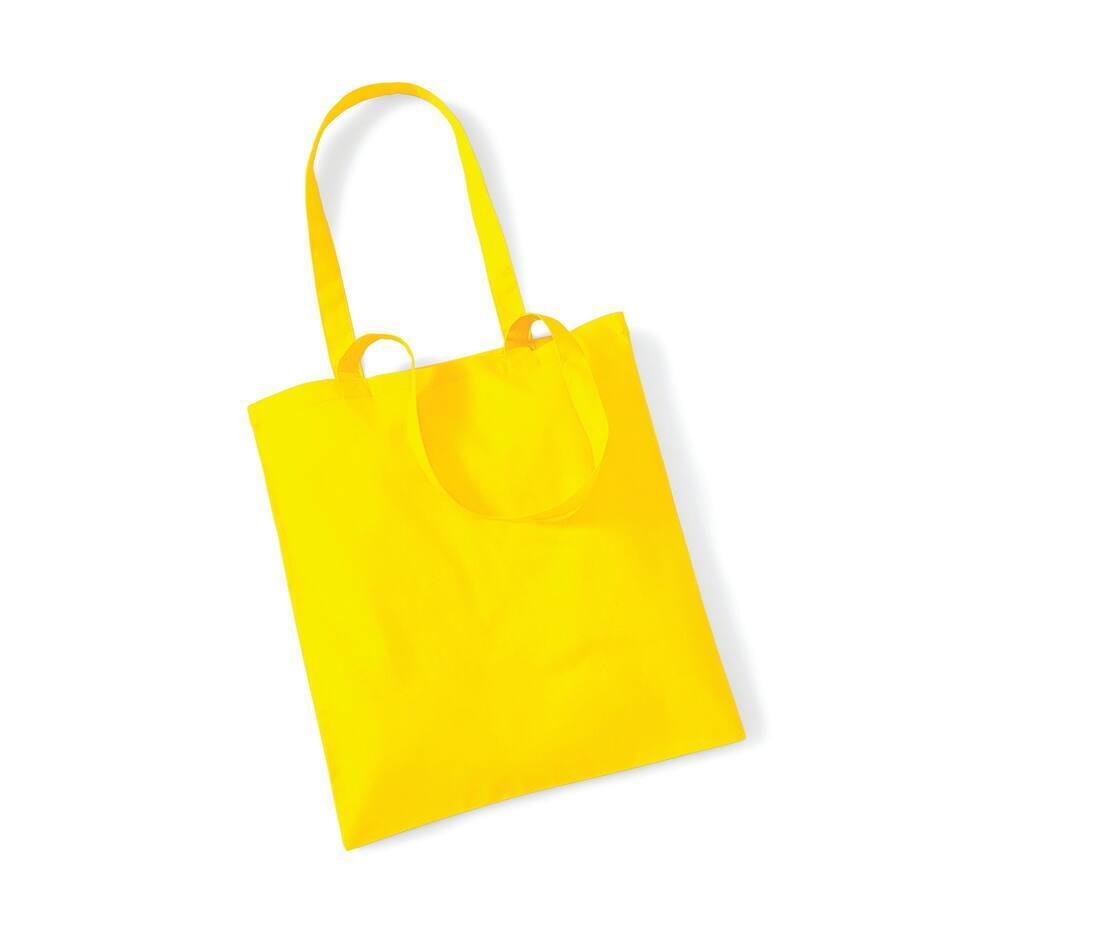Boodschappentas geel shopping bag Boodschappentassen bedrukken met logo