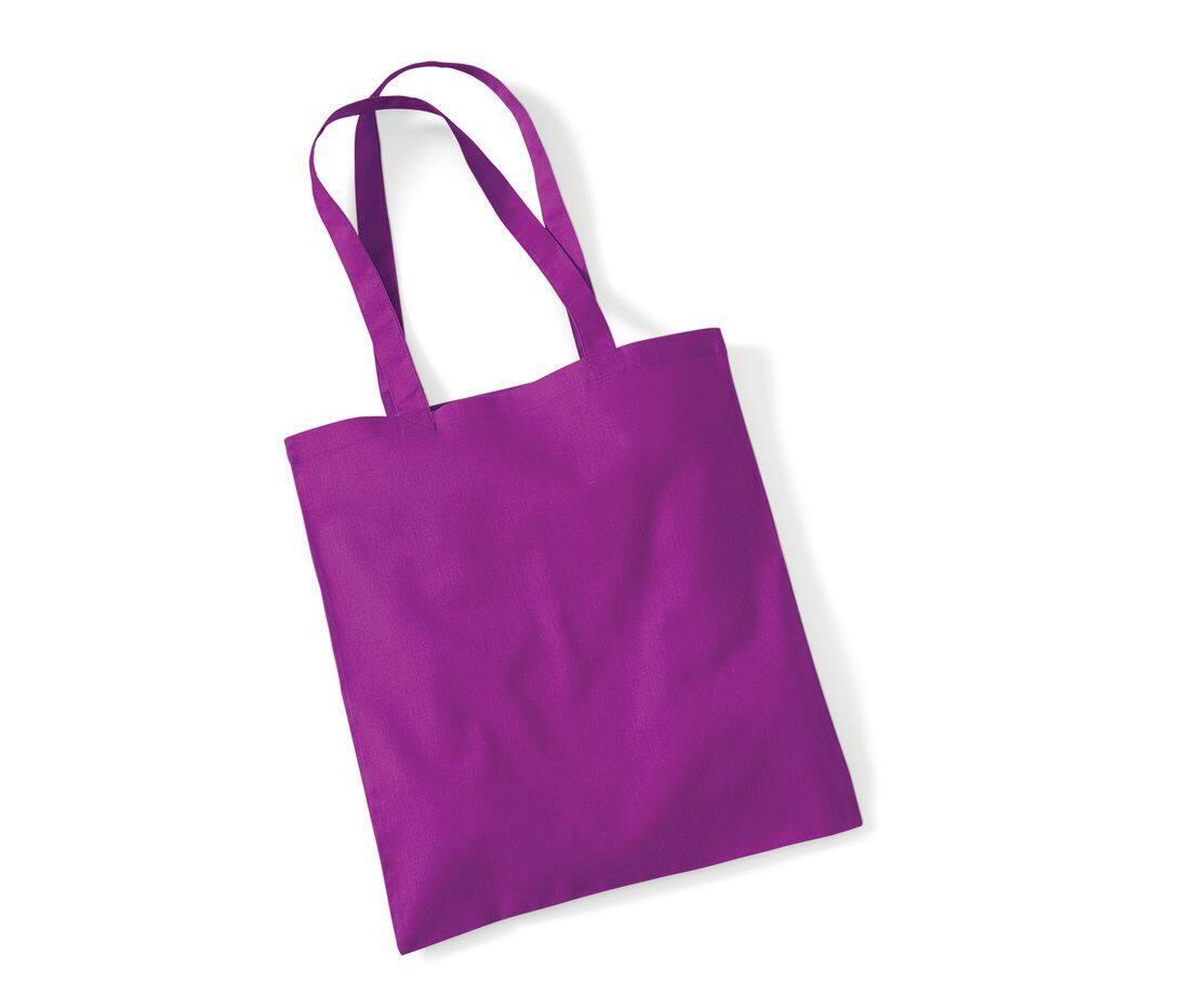 Boodschappentas magenta shopping bag Boodschappentassen bedrukken met logo