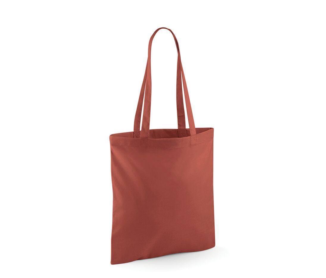 Boodschappentas orange rust shopping bag Boodschappentassen bedrukken met logo