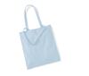 Boodschappentas pastel blue shopping bag Boodschappentassen bedrukken met logo