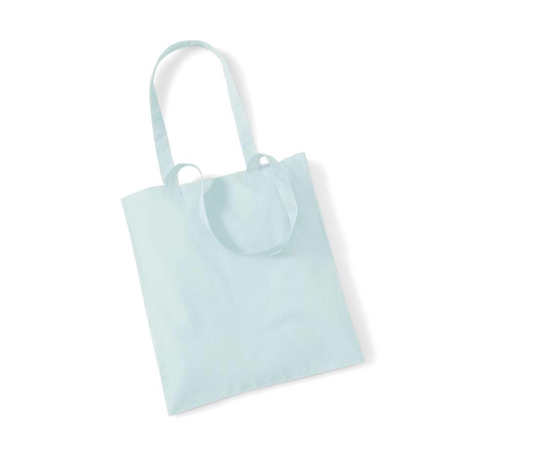 Boodschappentas pastel mint shopping bag Boodschappentassen bedrukken met logo