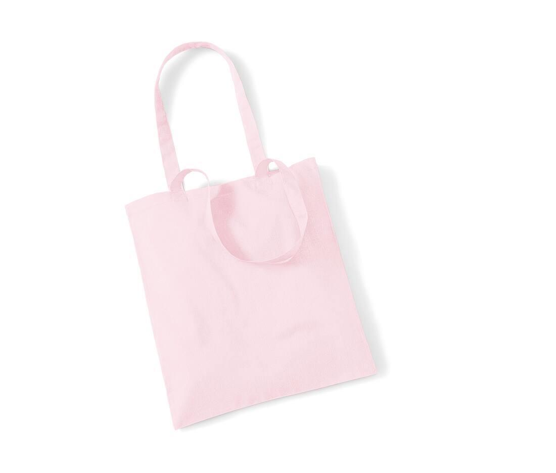 Boodschappentas pastel pink shopping bag Boodschappentassen bedrukken met logo