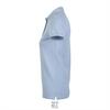 foto 3 Dames polo met verborgen knoopsluiting soft blue 