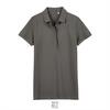 foto 4 Dames polo met verborgen knoopsluiting soft gray 
