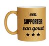 foto 1 Glinsterend goud gouden glitter mok voor de echte gouden supporter