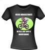 Grappig mountainbike shirtje voor dames! 