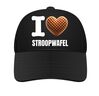 I love Stroopwafel petje voor stroopwafelliefhebbers