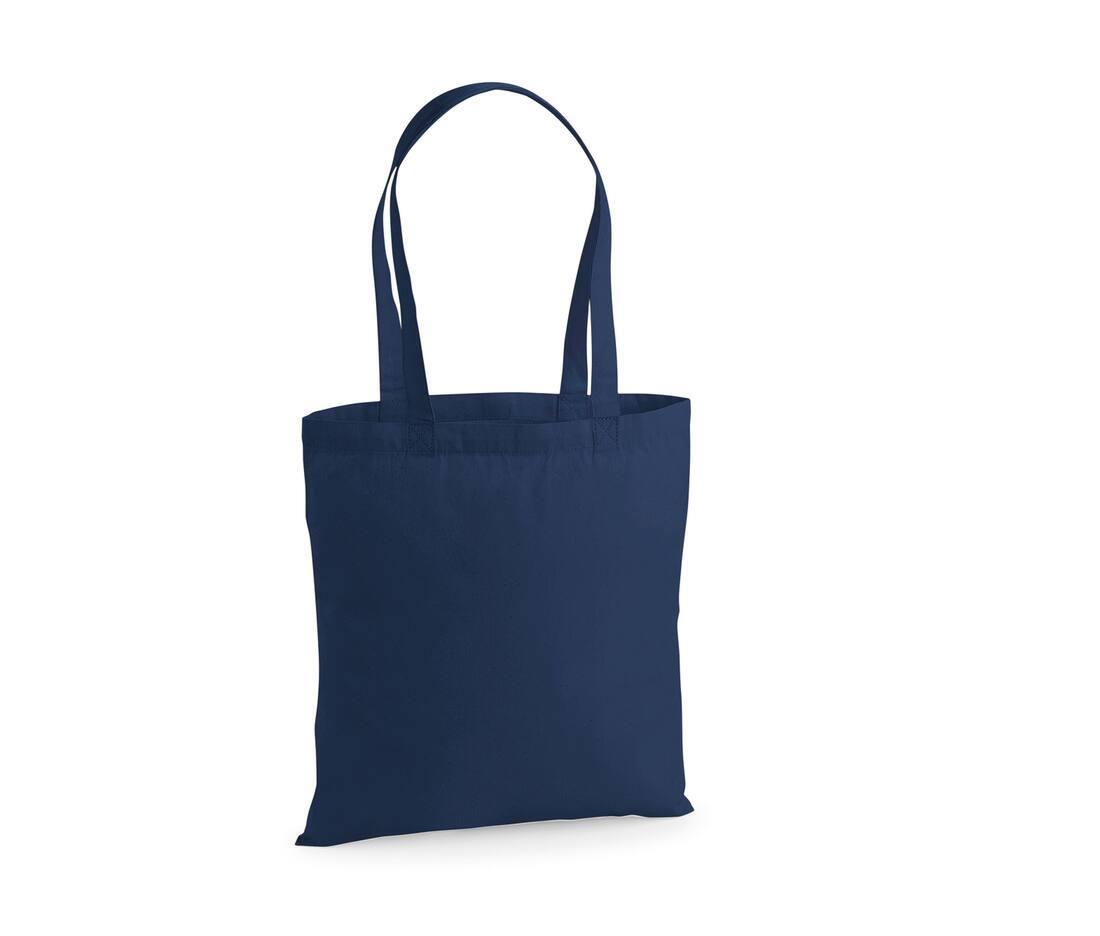 Katoenen tas donkerblauw boodschappen tas donkerblauw