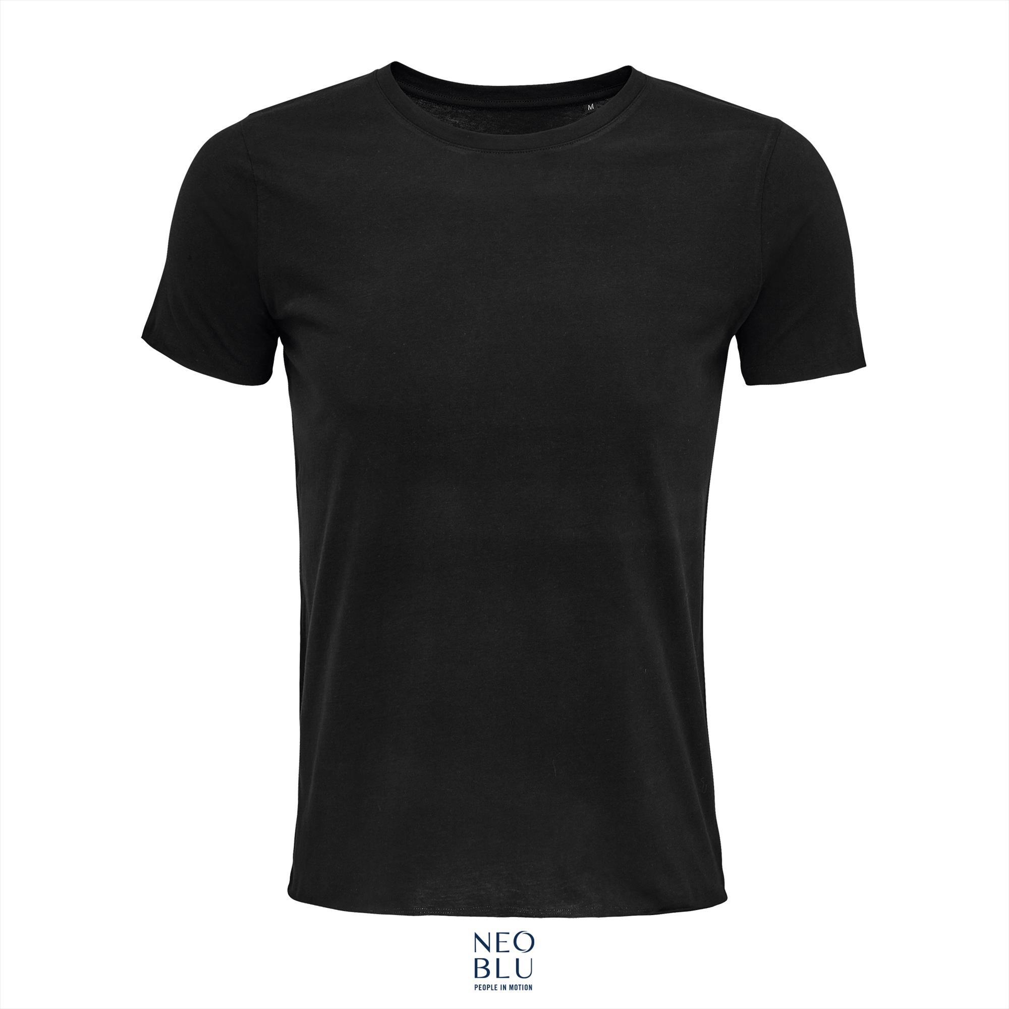 Men T-shirt zwart Leonard Shirtje voor mannen