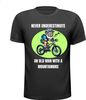 Never underestimate an Old Man with a Mountain bike grappig shirt Hilarisch Top kado