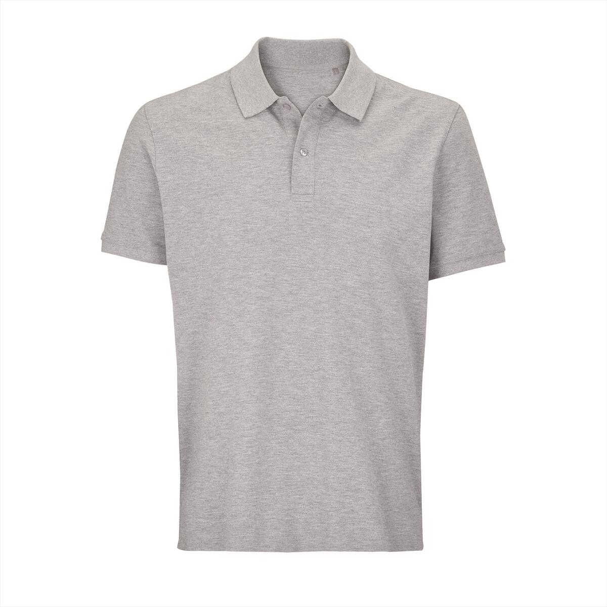 poloshirt grijs melange voor mannen polo