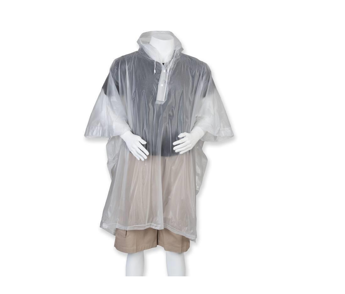 Poncho clear perfect voor festivals volwassen