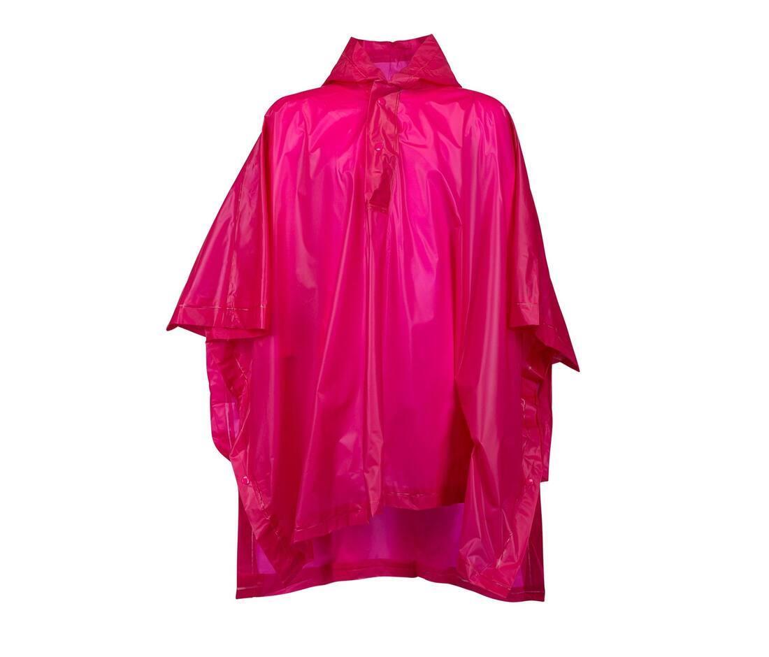 Poncho fuchsia voor kids Kinder Poncho fuchsia