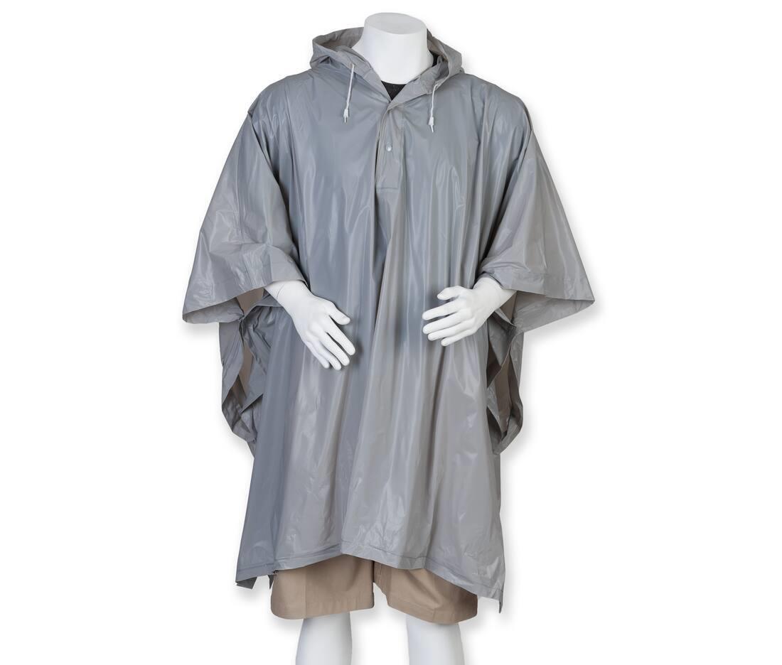 Poncho silver perfect voor festivals volwassen