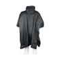 foto 2 Poncho zwart perfect voor festivals volwassen