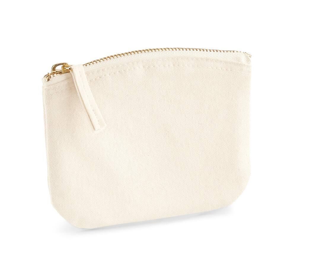 portemonnee naturel 100% organisch geborsteld katoen canvas
