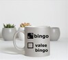 foto 2 Voeg wat sprankeling toe aan je bingo avond met onze zilveren glitter mok leuke bingo mok