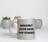 foto 4 Glitter zilveren mok met tekst bedankt voor deze topstage