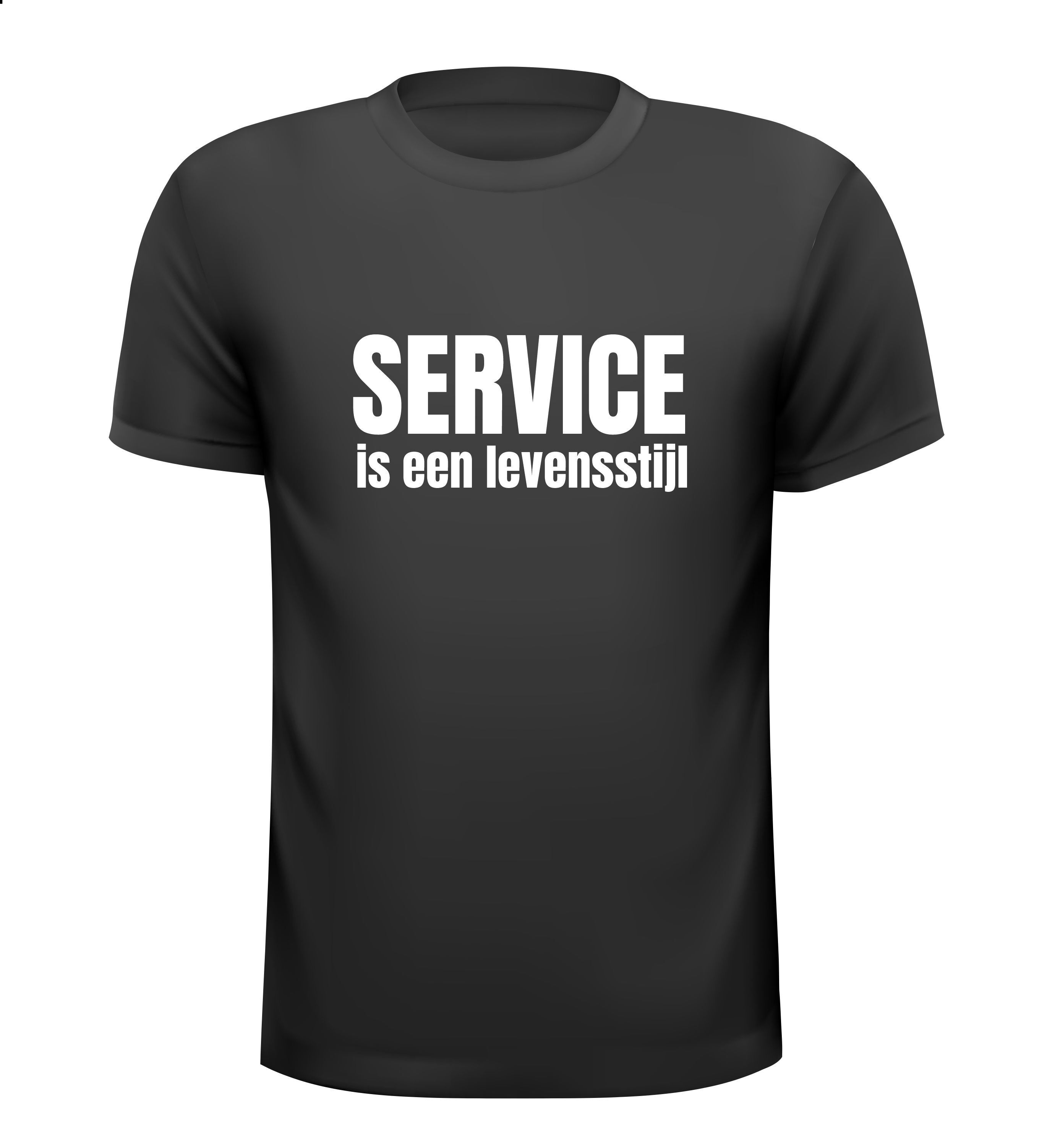 Grappig shirtje Service is een levenstijl
