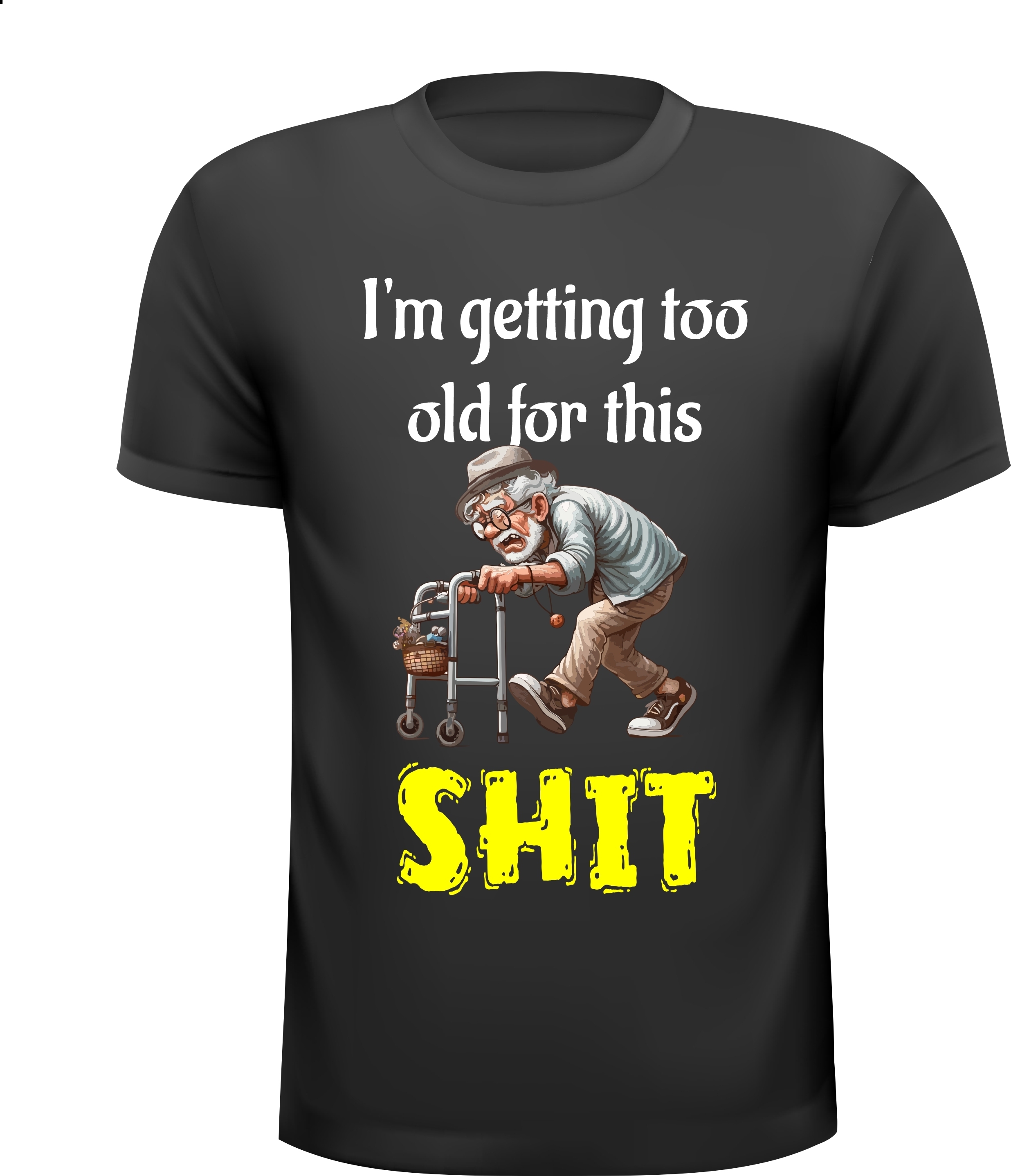 Grappig shirtje voor een man voor de vierdaagse