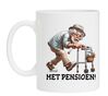 Grappige kado voor een man die met pensioen gaat! De pensioen koffiemok
