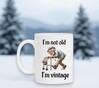 foto 4 Mok i'm not old i'm vintage. Leuke mok voor verjaardag voor een man!