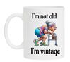 Mok im not old im vintage vrouw. Een leuk kado voor een vrouw op midelbare leeftijd