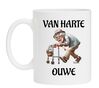 Mok voor een man op leeftijd die jarig is. Van harte ouwe!