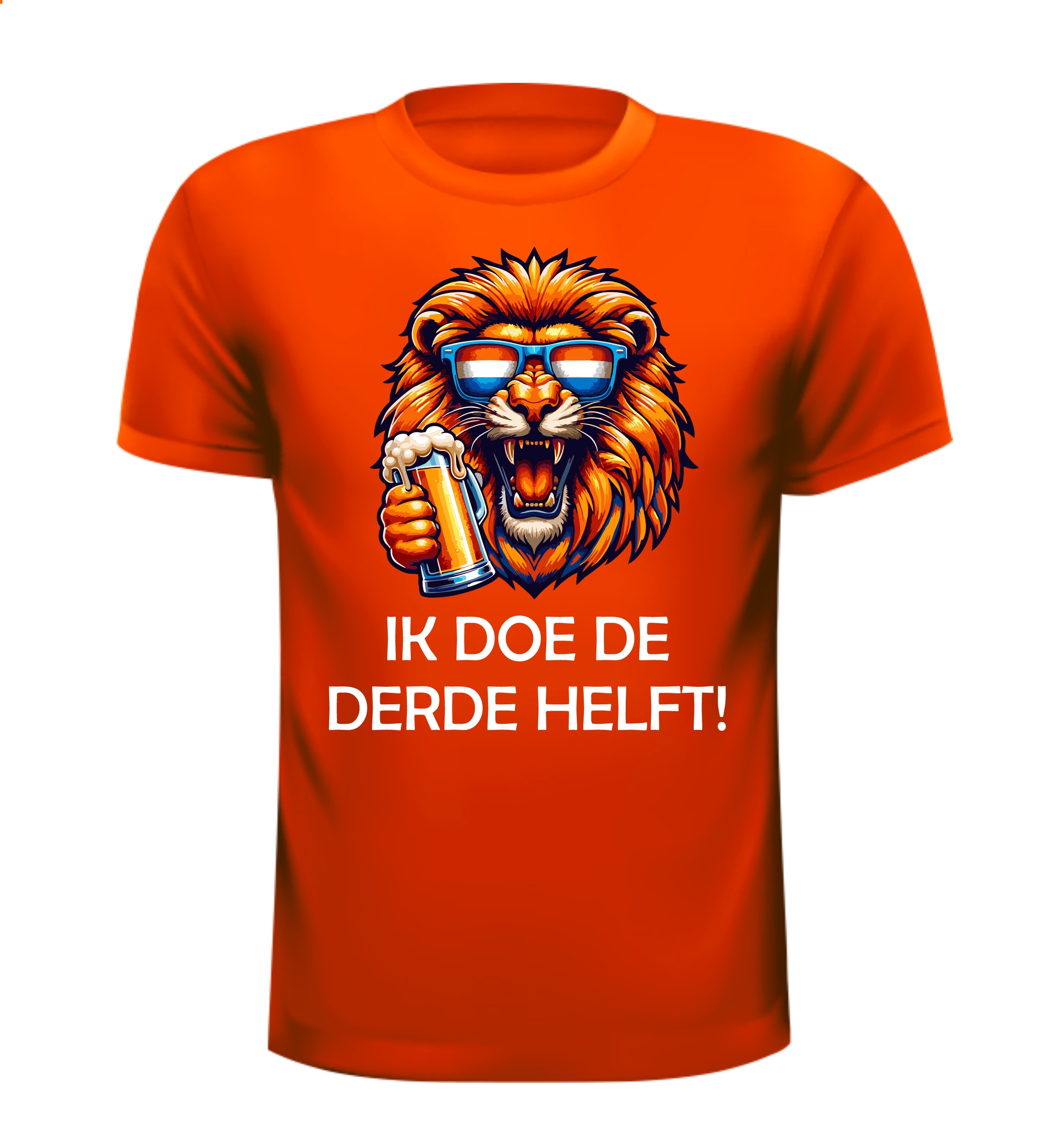Oranje EK shirtje ik doe de derde helft!