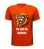 Oranje EK shirtje Wir sind die Holländer grappig leuk!