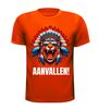 Oranje shirtje EK WK voetballen Aanvallen Aanvalluh!