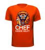Oranje shirtje voor de Chef Derde helft EK WK voetballen