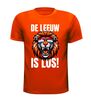 Oranje shirtje voor EK de leeuw is los