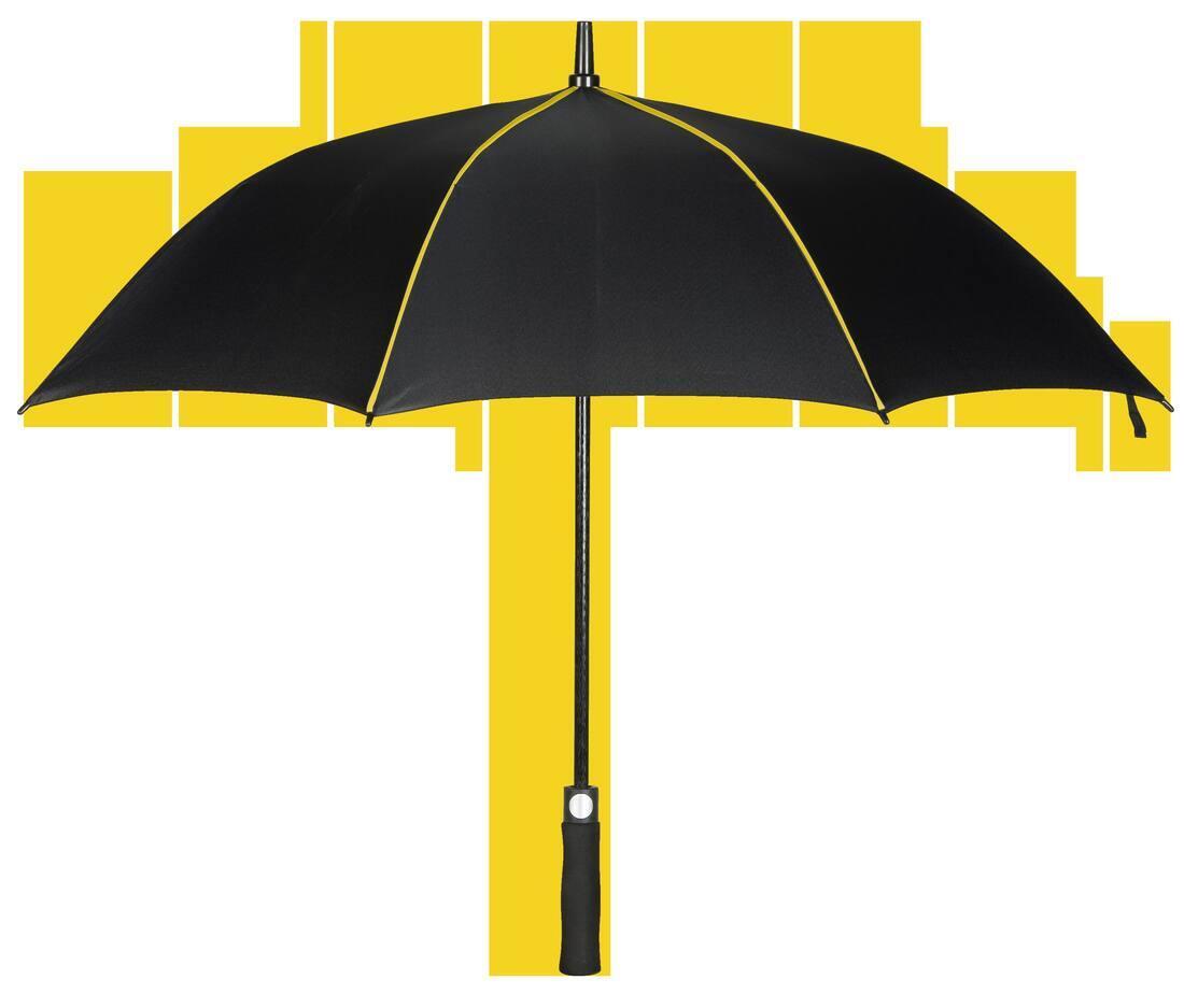 Paraplu black/gold